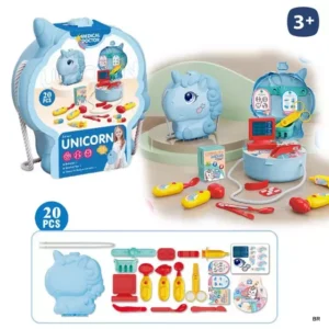 Malinha Acessórios Médico Unicórnio 17x20cms ref.703441