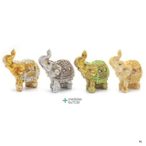 Pack de 4 Elefantes em Resina 6x7cms ref.ER78267