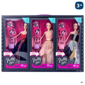 Boneca c/tranças 30cms ref.703578