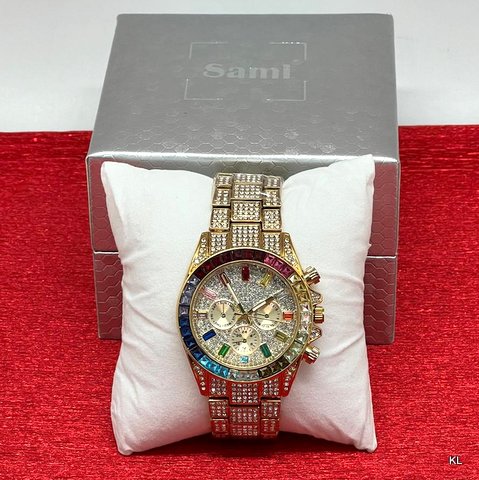 Relogio c/Pedras Sami ref. RSM79325D