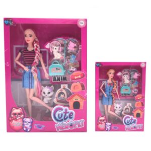 Boneca c/Acessorios 32x23cms ref.66846