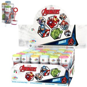 Pack de 6 Bolas de Sabão Avengers 60ml ref.59000