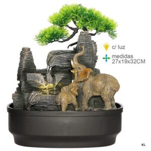 Fonte Resina Elefante 27x19x32cms ref.FR79255