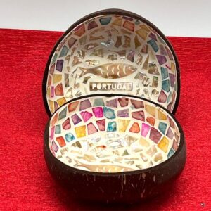 Pack de 2 Tigelas Casca de Coco Decoração ref.CocoPT1