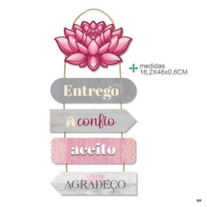 Placa de Parede MDF 16x46cms ref. BD79266