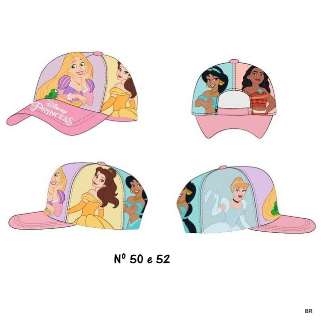 Pack de 2 Boné Princesas (nº 50 e 52) ref. NW1588