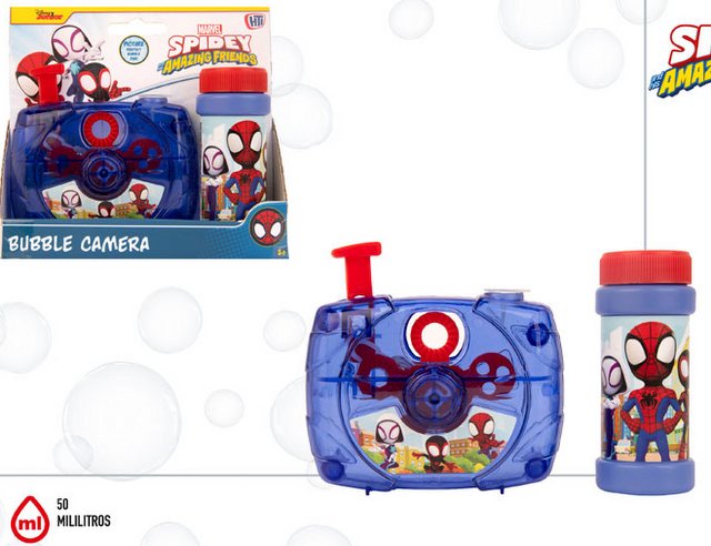 Brinquedo Maquina Foto Homem Aranha Bolas de Sabão ref.38303