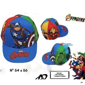 Pack de 2 Boné Avengers (nº 54 e 56) ref. NW1187