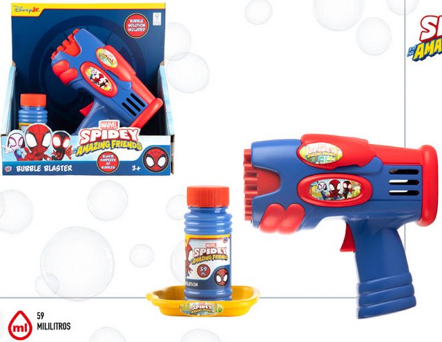 Brinquedo Pistola Bola de Sabão Homem Aranha ref. 39796