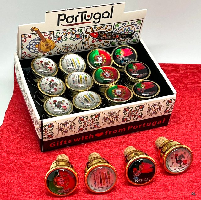 Pack de 4 Rolhas Portugal ref.MUN780546