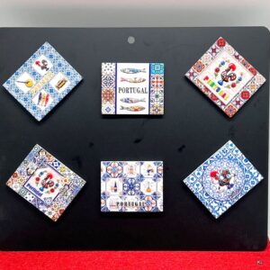 Pack de 6 Íman Portugal Resina ref.MUN780634