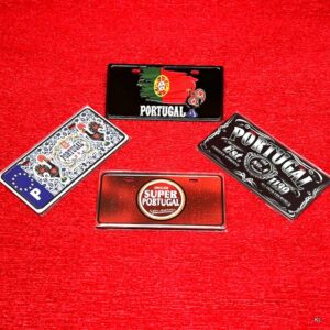 Pack de 4 Íman Portugal Alumínio ref.MUN780820/22/23/27