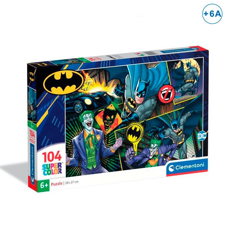 Puzzle Batman 104peças + 6Anos 38x27cms ref.CE25031