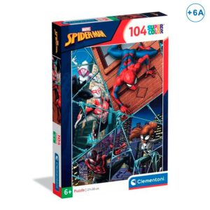 Puzzle Homem Aranha 104peças + 6Anos 27x38cms ref.CE25043