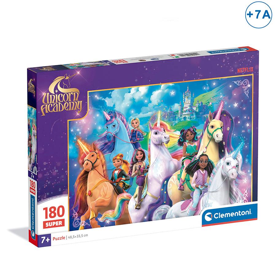 Puzzle Unicornio 180peças + 7Anos 48x33cms ref.CE29802