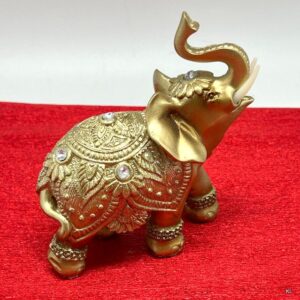 Figura Poliresina Elefante c/Brilhantes 14cms ref.RS290