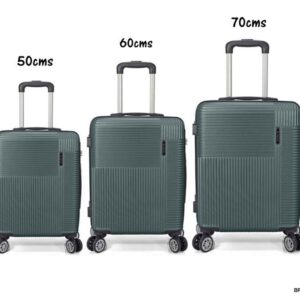 Conjunto de 3 trolleys Fibra 4 Rodas-50/60 e 70cms ref. BZ5746VD