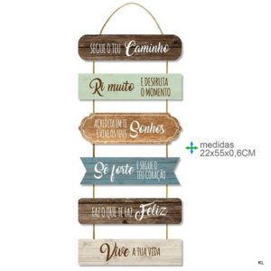 Placa de Parede MDF 22x55cms ref. BD78973