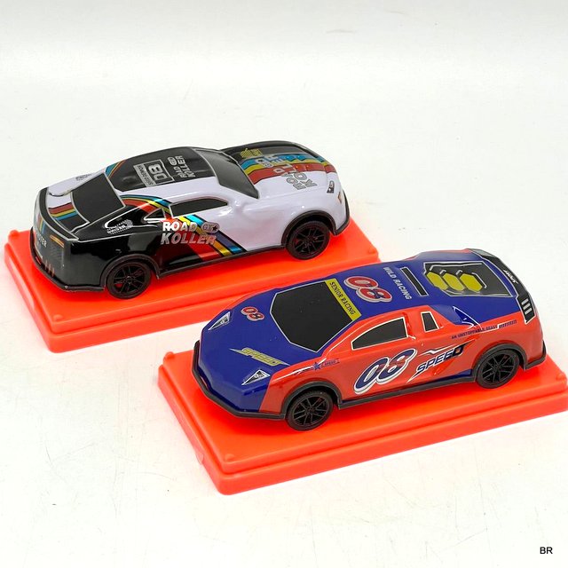 Pack de 2 Carros Fricção com Luz 13cms ref.11128A
