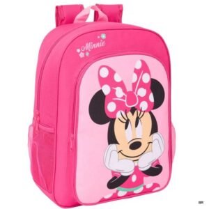 Mochila Minnie Escolar 42x32cms ref.642537180– Adaptável ao Carrinho