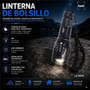 Lanterna LED com Zoom ref. LS2606