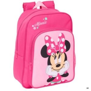 Mochila Minnie Pre Escolar 34x27cms ref.642537185 --Adaptável ao Carrinho