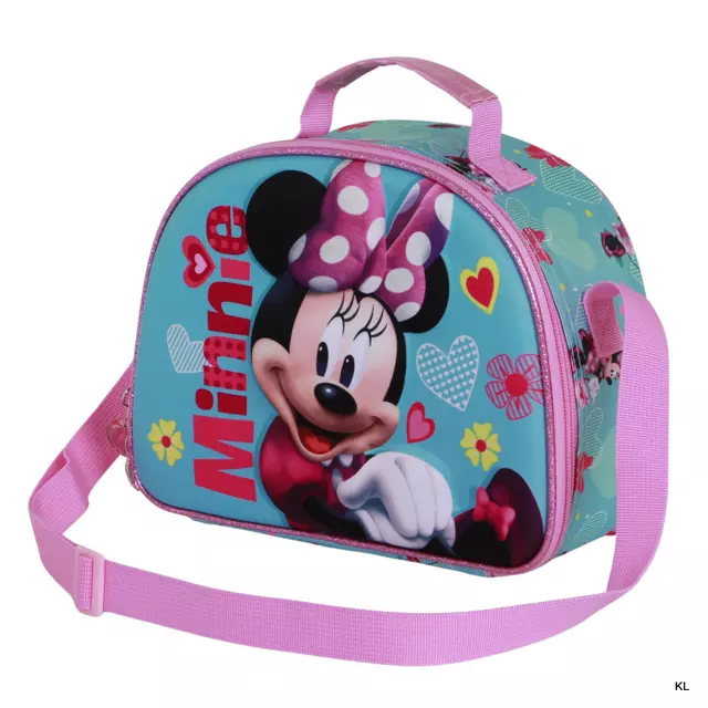 Lancheira Minnie térmica 3D–26x20x10cms ref.09339