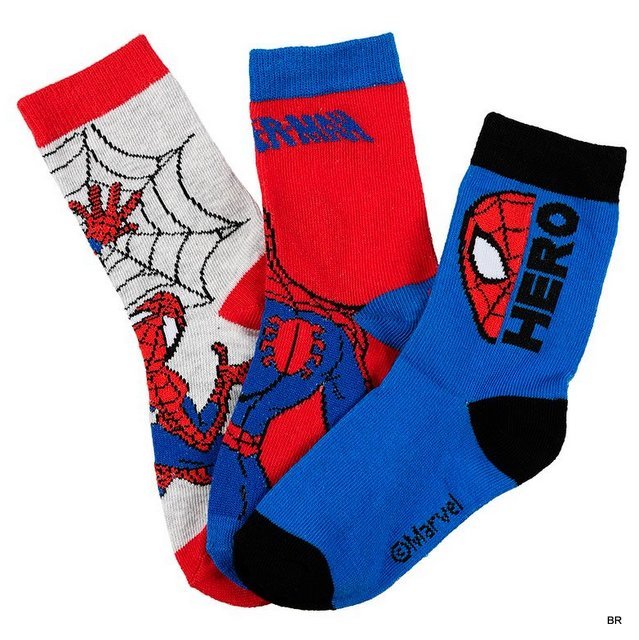 Pack de 3 Meias Homem Aranha ref.ZH06025