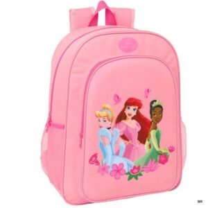 Mochila Princesas Escolar 42x32cms ref.642541180--Adaptável ao Carrinho