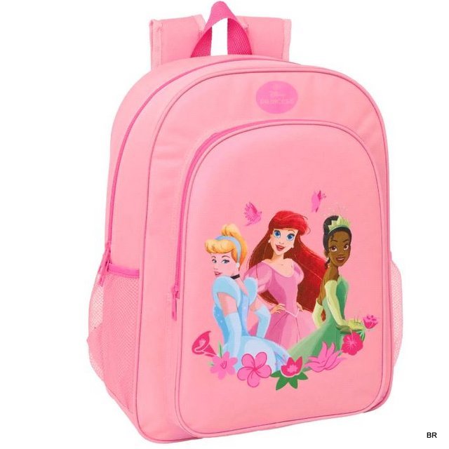 Mochila Princesas Escolar 42x32cms ref.642541180--Adaptável ao Carrinho