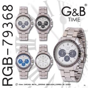 Relógio de Homem Bracelete Metal ref.RGB79368