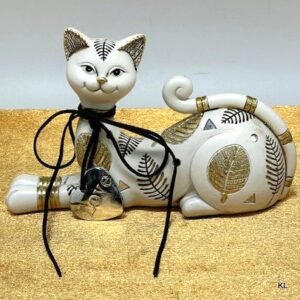Gato em Resina 21x6x13cms ref. 24619K