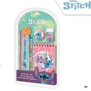 Conjunto Papelaria Stitch 26x15cms ref.ST00075