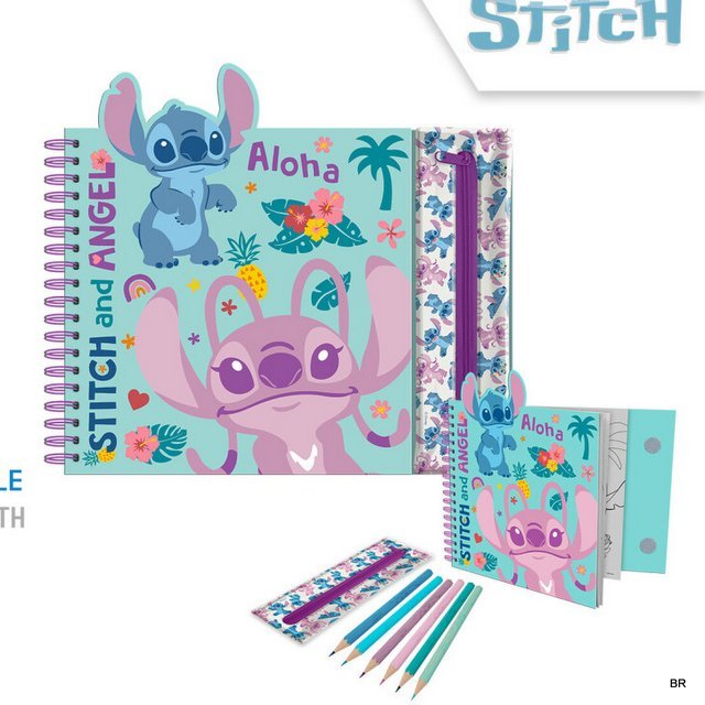 Livro de Atividades Stitch c/Estojo 28x25cms ref. ST00080