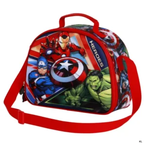 Lancheira Avengers térmica 3D–26x20x10cms ref.09332