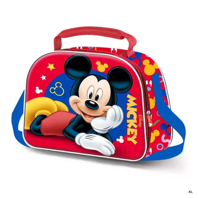 Lancheira Mickey térmica 3D–26x20x10cms ref.09557