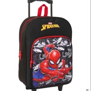 Mochila Escolar Homem Aranha com rodas 44x31cms ref.642544021