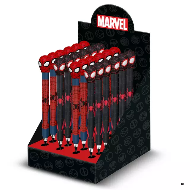 Pack de 2 Uni. Esferográficas Homem Aranha tinta magica (apagável) ref.08816