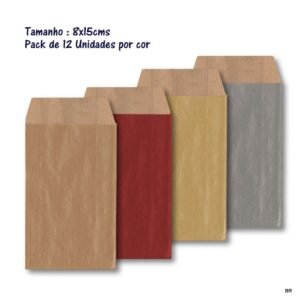 Pack de 12 Envelopes 8x15cms ref. 157242