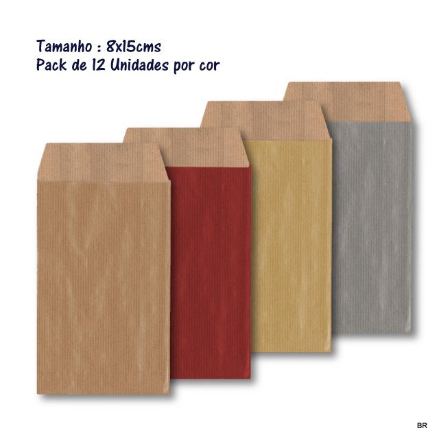 Pack de 12 Envelopes 8x15cms ref. 157242