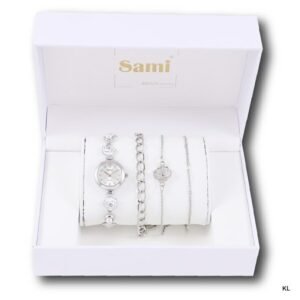 Conjunto de Relógio Senhora com Pulseiras ref. RSM43891-1