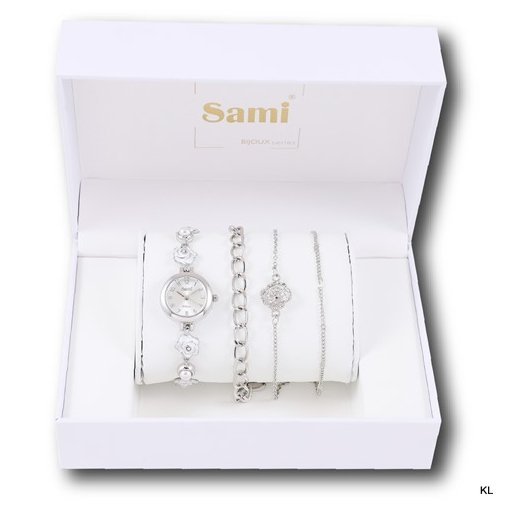 Conjunto de Relógio Senhora com Pulseiras ref. RSM43891-1