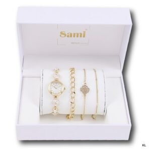Conjunto de Relógio Senhora com Pulseiras ref. RSM43891-2