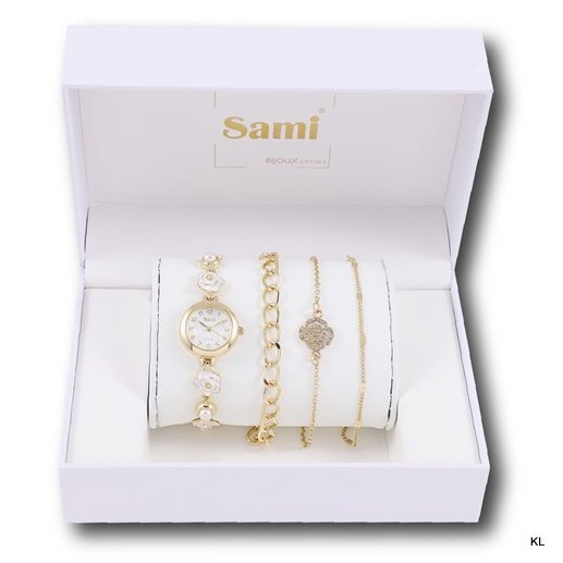 Conjunto de Relógio Senhora com Pulseiras ref. RSM43891-2