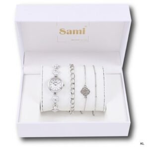 Conjunto de Relógio Senhora com Pulseiras ref. RSM43891-3