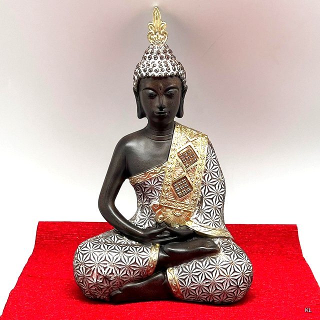 Buda em Resina 19x11x29cms ref.23948F6