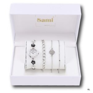 Conjunto de Relógio Senhora com Pulseiras ref. RSM43891-4