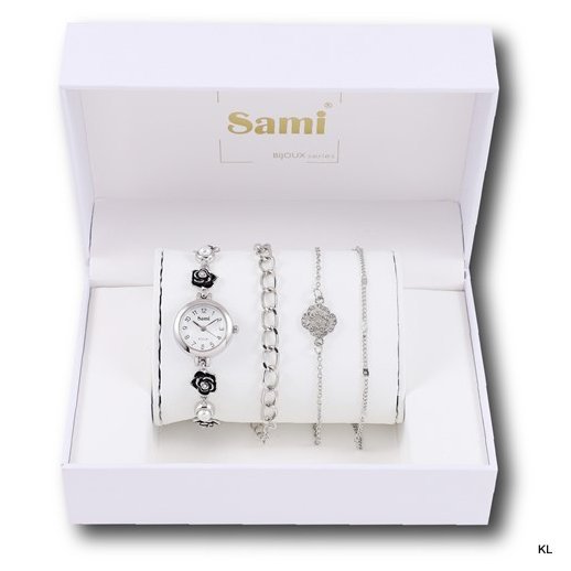 Conjunto de Relógio Senhora com Pulseiras ref. RSM43891-4