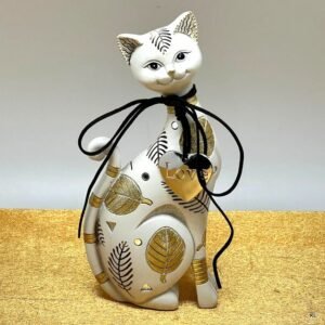 Gato em Resina 10x5x22cms ref. 24614K