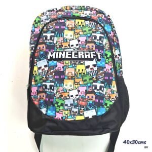 Mochila Minecraft Escolar 40x30cms (costas acolchoadas) ref.316-04037